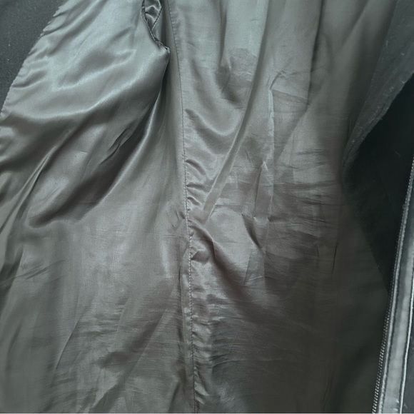 Danier Wool Jacket With Leather Sleeves Size XS - Picture 11 of 12